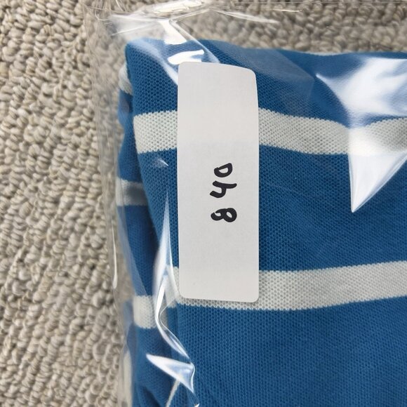Coogi Striped Logo Polo Shirt Blue White Men’s Size XXL - Picture 7 of 7